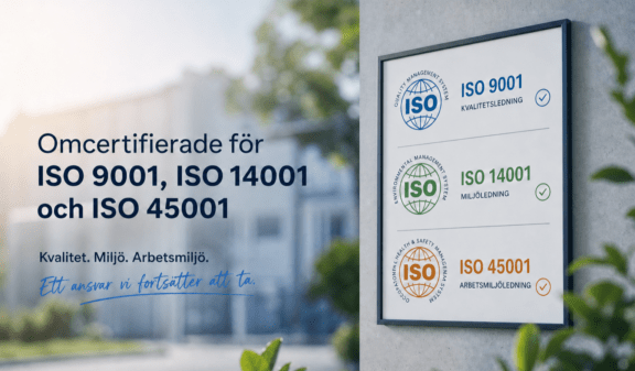 Ventab - Förnyat förtroende: Lyckad ISO-omcertifiering